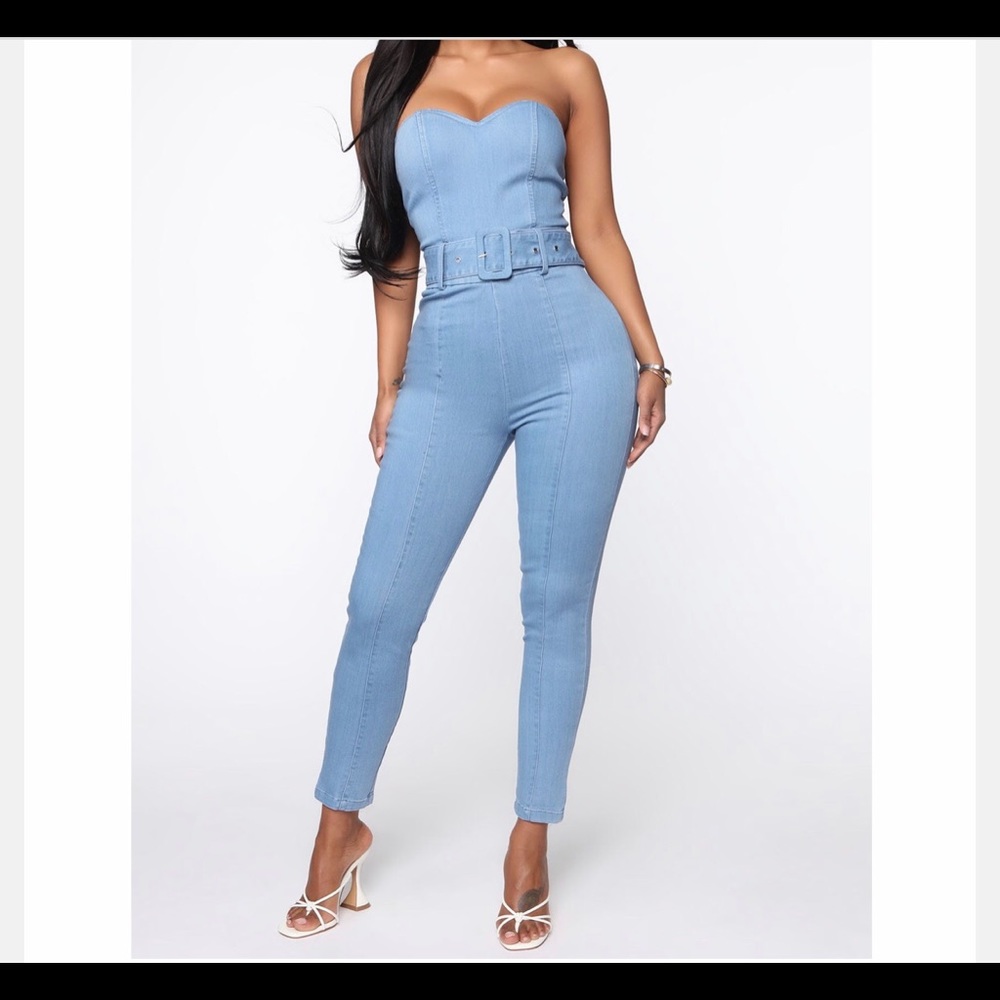 Denim jumpsuit